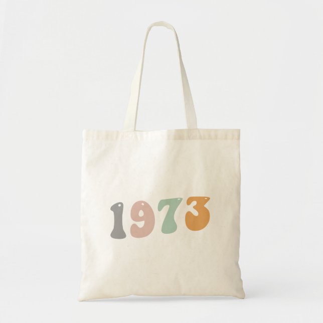 Bolsa Tote Feminista Roe V Wade Women Rights 1973 Escolha (Frente)