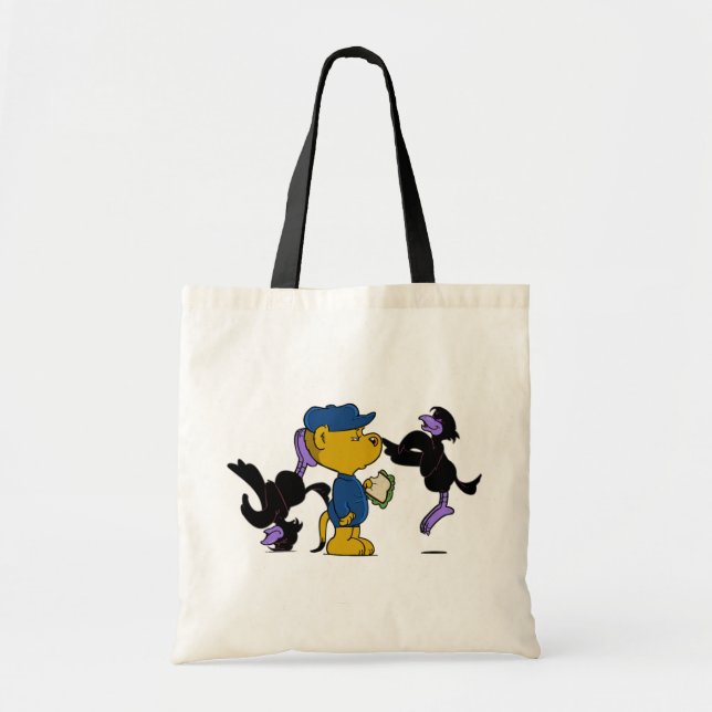 Bolsa Tote Ferald e os Corvos Impertinentes (Frente)
