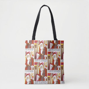 Bolsa Tote Feriado da Lista travessa do IRS