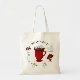 Bolsa Tote Feriado de Chocolate Quente Quente Quente