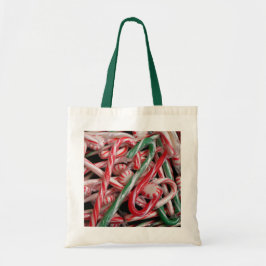 Bolsa Tote Feriado de Natal Candy Canes and Peppermints