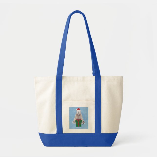 Bolsa Tote Feriado Polar - Arte infantil para COC (Frente)