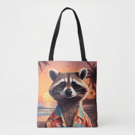 Bolsa Tote Feriado Raccoon