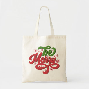 Bolsa Tote Feriados de Natal para o Groovovy da Feliz