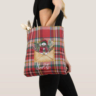 Bolsa Tote Feriados Russos de xadrez Feriados Personalizados 