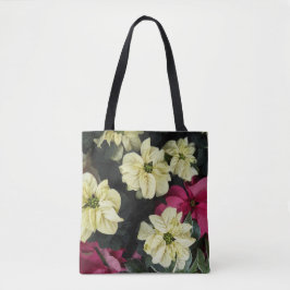 Bolsa Tote Feriados sazonais Poinsettias Floral