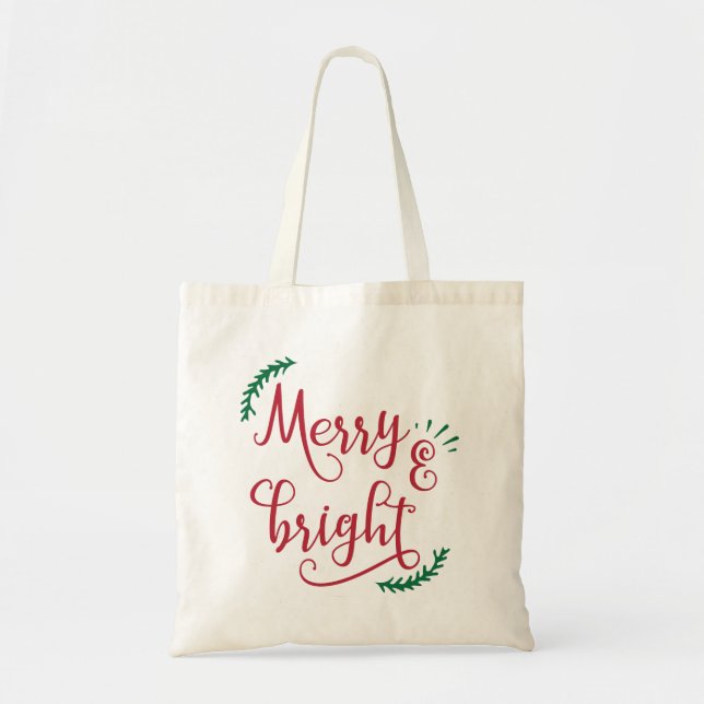 Bolsa Tote Férias alegres e brilhantes (Frente)