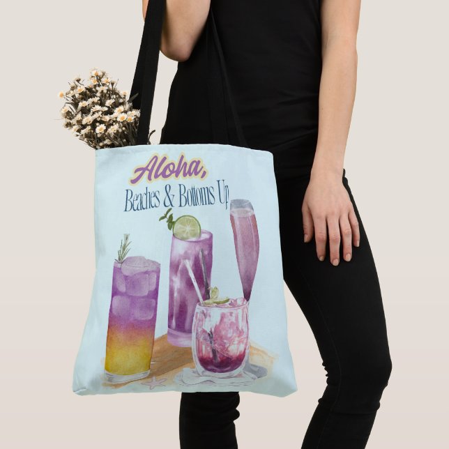 Bolsa Tote férias, bebidas e muito mais (Close Up)