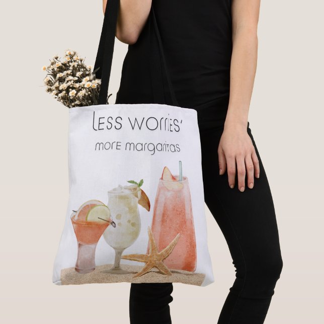 Bolsa Tote férias, bebidas e muito mais (Close Up)