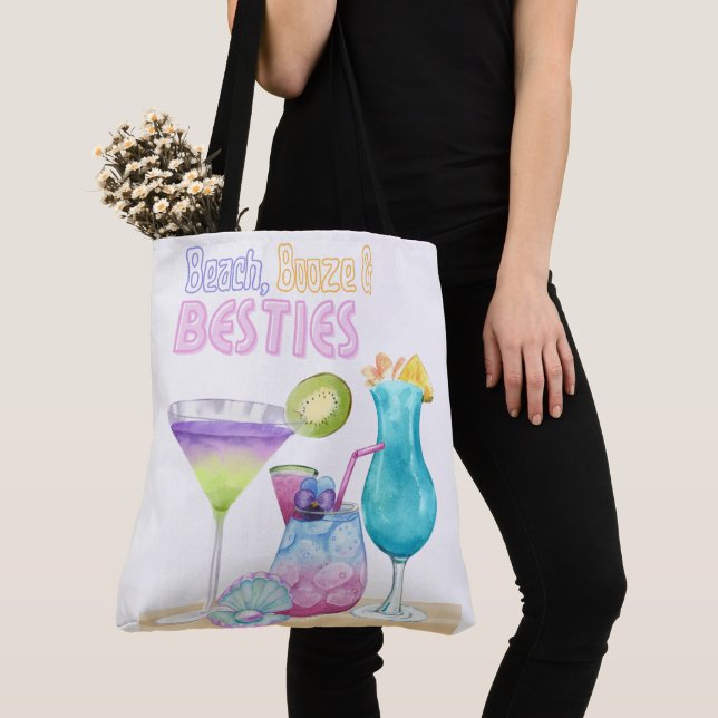 Bolsa Tote férias, bebidas e muito mais (Close Up)