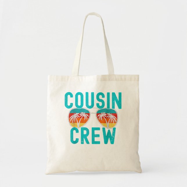 Bolsa Tote Férias da Família Cousin Crew Férias de Verão Prai (Frente)