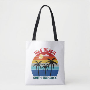 Bolsa Tote Férias de Praia Personalizadas para a Família