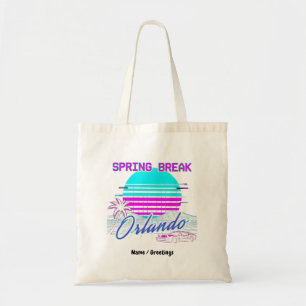 Bolsa Tote Férias de Primavera 2026 Orlando After Dark Retro 