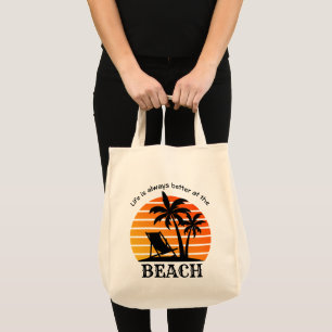 Bolsa Tote Férias de Verão é sempre melhor na praia