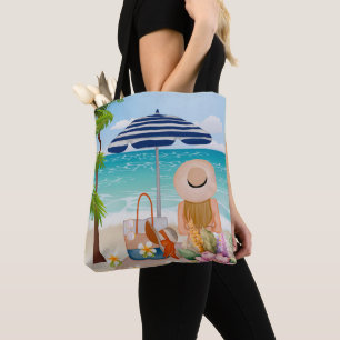 Bolsa Tote Férias De Verão, Férias De Luxo No Mar