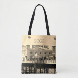 Bolsa Tote Férias de Viagem de Ano de Brighton Pier ENGLAND