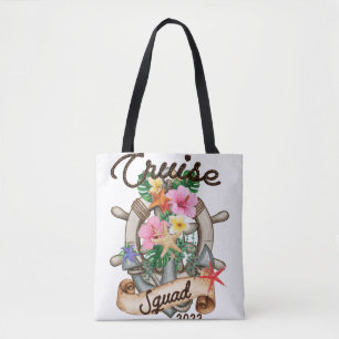 Bolsa Tote Férias de Viagem de Cruise Squad 2022 da Família C