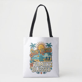 Bolsa Tote Férias em Família Tropicais Retrô & Reunião de Pra