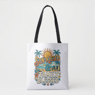 Bolsa Tote Férias em Família Tropicais Retrô & Reunião de Pra