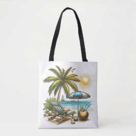 Bolsa Tote Férias em tempo de praia