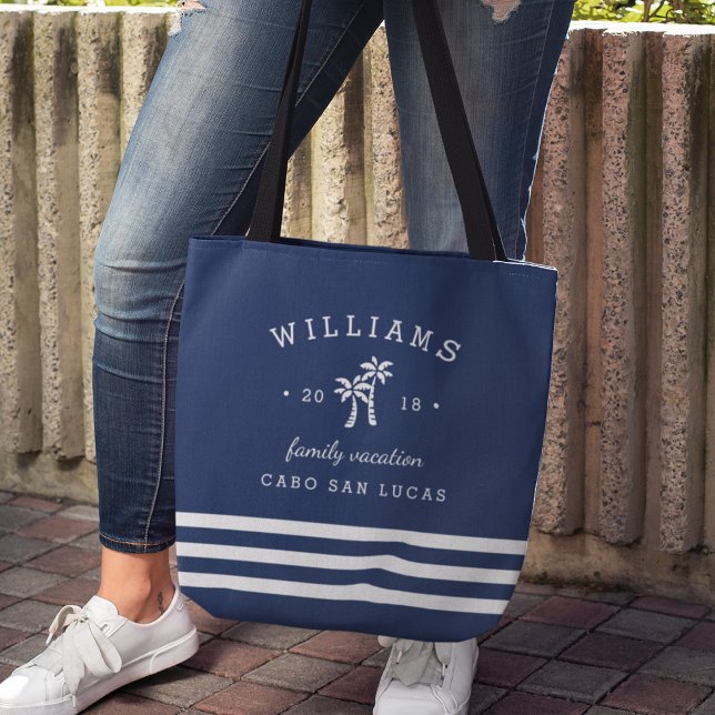 Bolsa Tote Férias Familiares Personalizadas (Criador carregado)