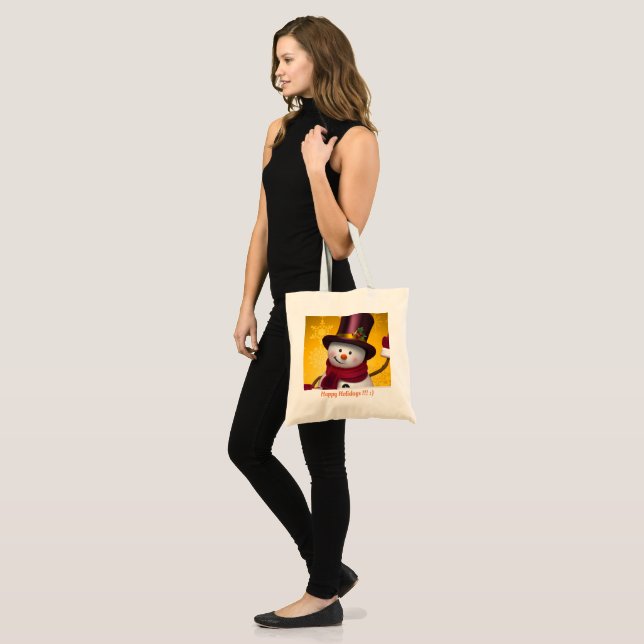 Bolsa Tote Férias Felizes (Frente (modelo))