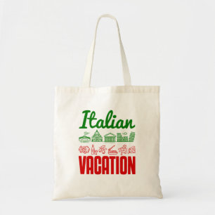 Bolsa Tote Férias Italianas Trip Viagem Souvenir