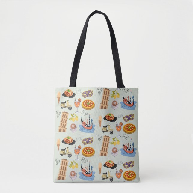 Bolsa Tote Férias perfeitas na Itália (Frente)