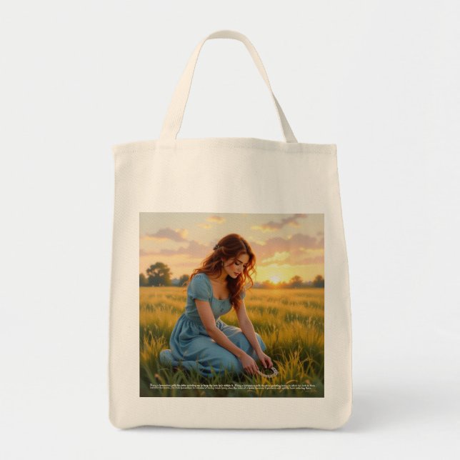 Bolsa Tote Ferradura da Sorte (Frente)