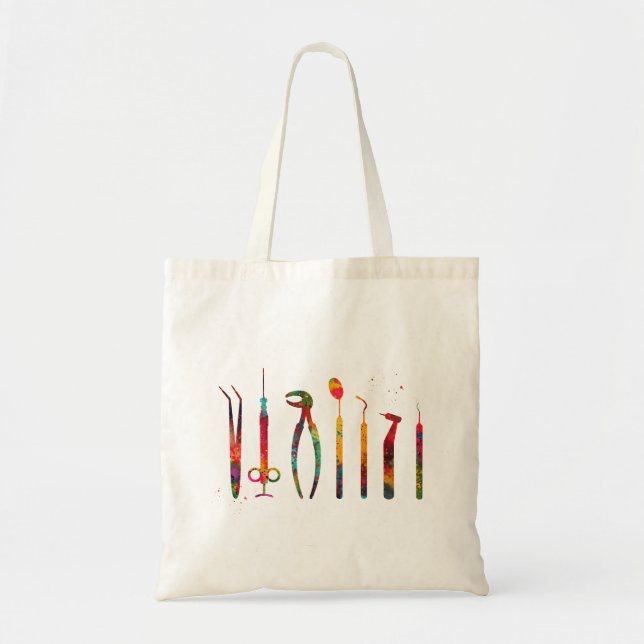 Bolsa Tote Ferramentas de Dentista (Frente)