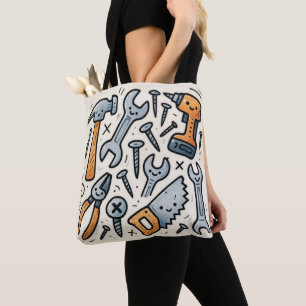 Bolsa Tote Ferramentas de DIY Doddle Design