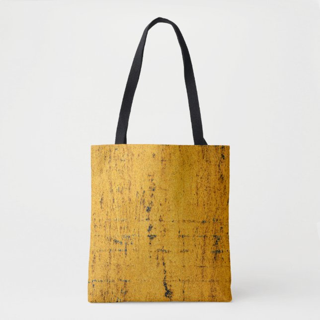 Bolsa Tote Ferro Rustado, Fundo de Textura Metálica. (Frente)