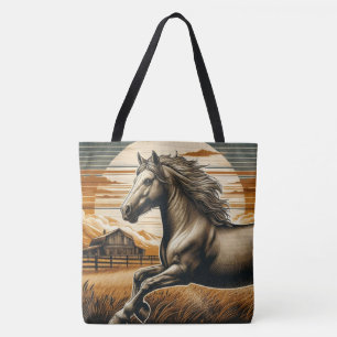 Bolsa Tote Ferrugem/vintagem