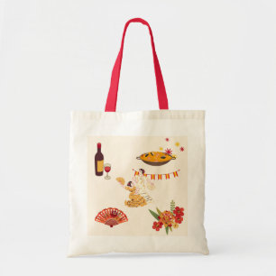 Bolsa Tote Festa ao Estilo Espanhol