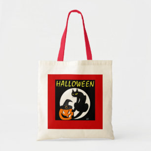 BOLSA TOTE FESTA BLACK CAT HALLOWEEN