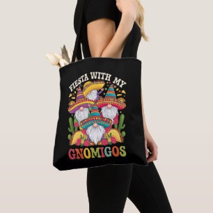 Bolsa Tote Festa Com Meus Gnomigos Gnome Cinco De Maio