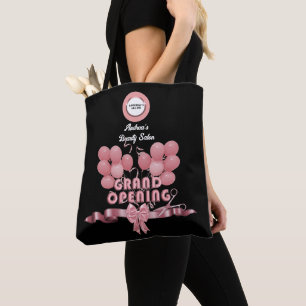 Bolsa Tote Festa de abertura de empresa Adicionar logotipo de
