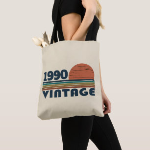 Bolsa Tote Festa de aniversário de 35ª safra personalizada