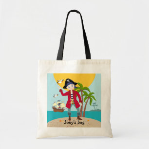 Bolsa Tote Festa de aniversário infantil pirata