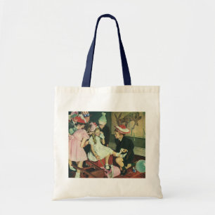 Bolsa Tote Festa de Aniversário Vintage, Pregar o Rabo no Bur