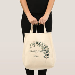 Bolsa Tote Festa de Casamento Simples com Eucalipto