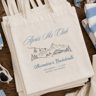 Bolsa Tote Festa de Despedida de Solteira Apres Ski