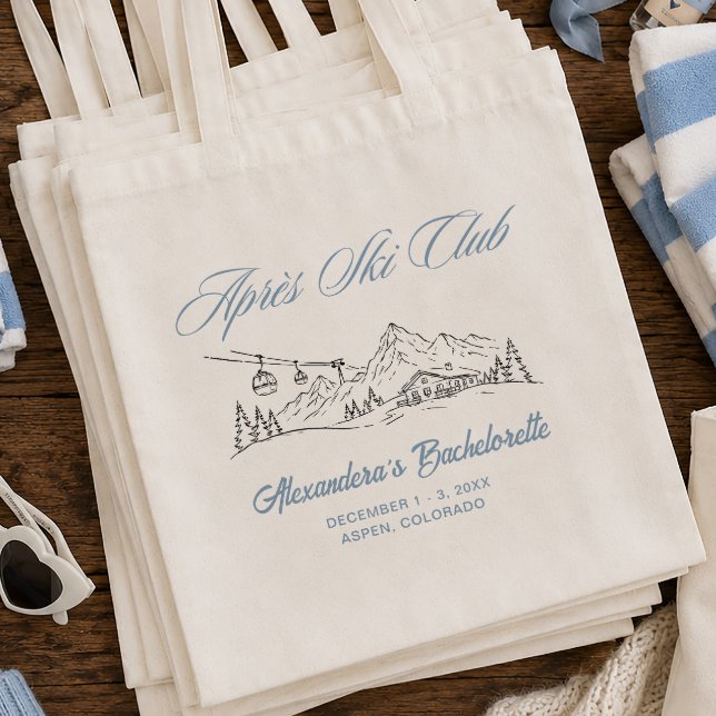 Bolsa Tote Festa de Despedida de Solteira Apres Ski  (Criador carregado)