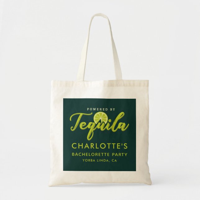 Bolsa Tote Festa de Despedida de Solteira com Tequila - Lembr (Frente)