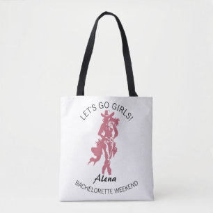 Bolsa Tote Festa de Despedida de Solteira Cowgirl Crew