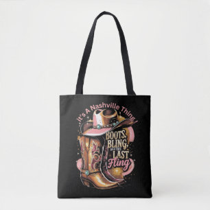 Bolsa Tote Festa de Despedida de Solteira em Nashville - “Bot