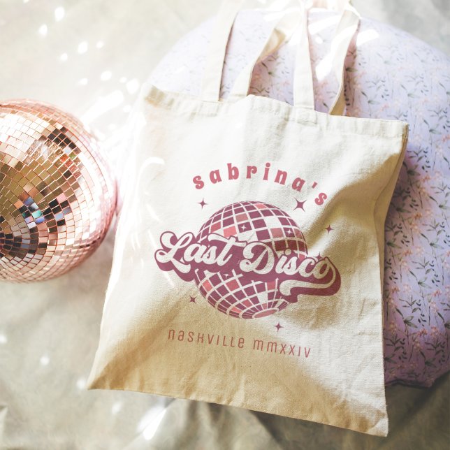 Bolsa Tote Festa de Despedida de Solteira Retro Disco (Criador carregado)