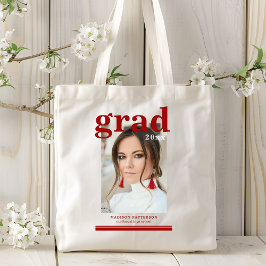 Bolsa Tote Festa de Formatura com Foto Elegante Roteiro Moder
