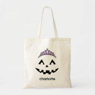 Bolsa Tote Festa de Garota Bonita Personalizada Jack O Lanter