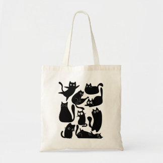 Bolsa Tote Festa de gatos pretos